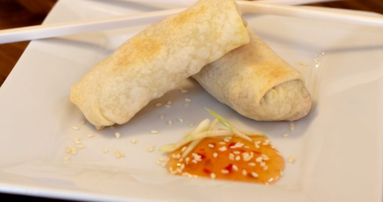 Baked Vegetable Spring Rolls