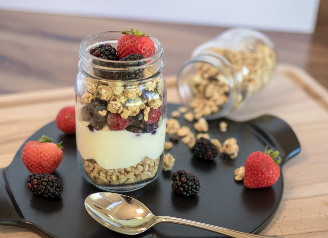 Overnight Berry Parfait