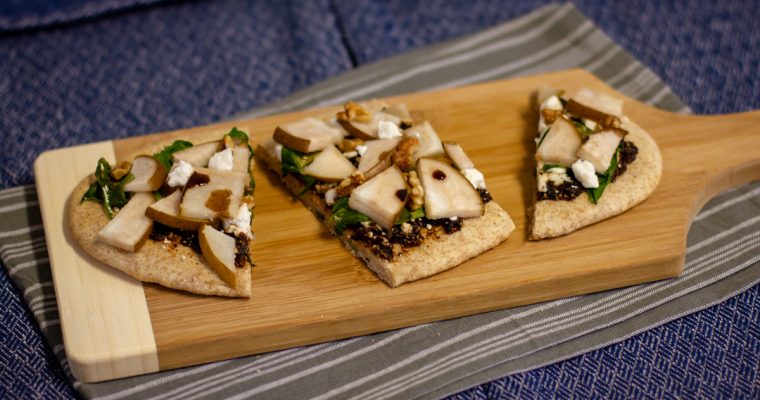 Pear, Fig, and Goat Cheese Flatbread