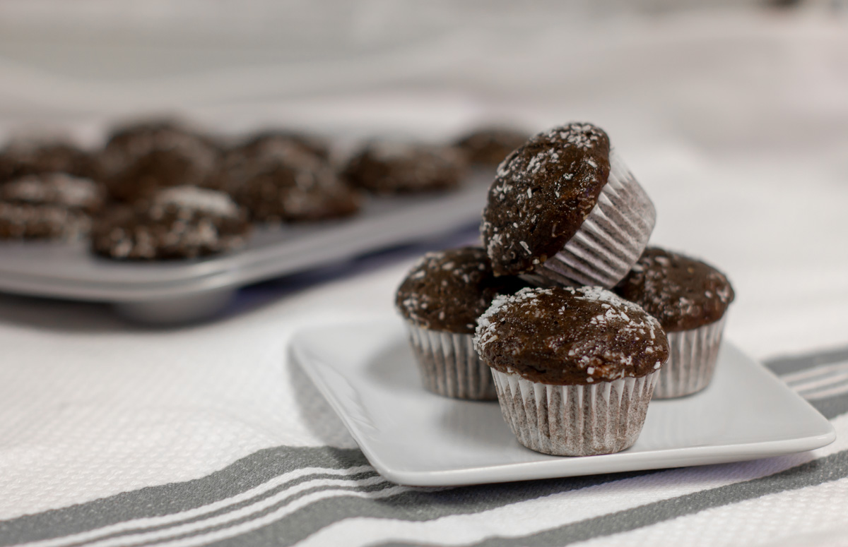 Mini Chocolate Banana Muffins