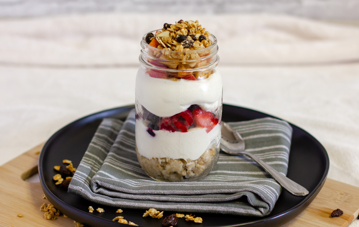 Apple Cinnamon Raisin Parfait