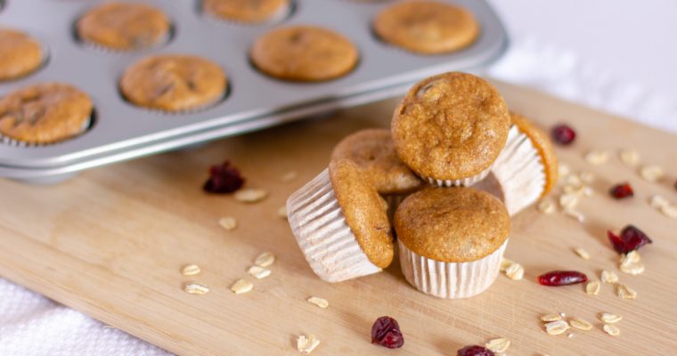 Peanut Butter Banana Muffins