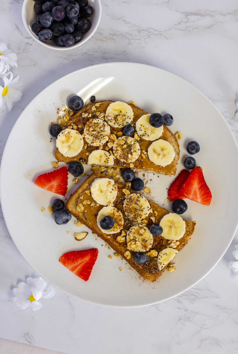 Peanut Butter Banana Toast