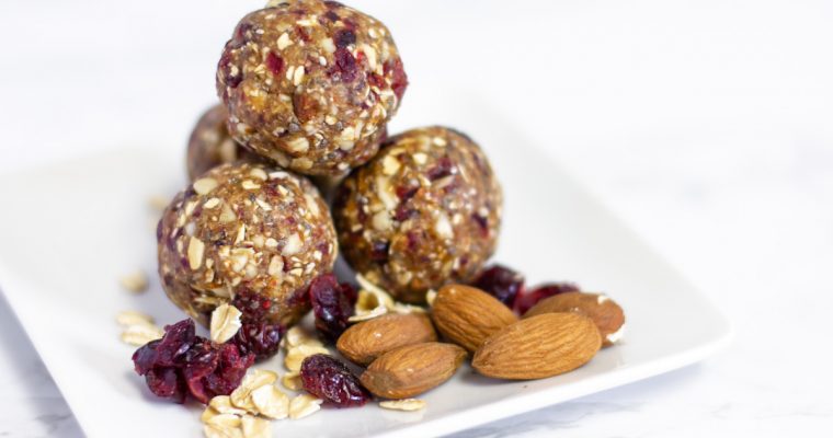 Cranberry Almond Energy Bites