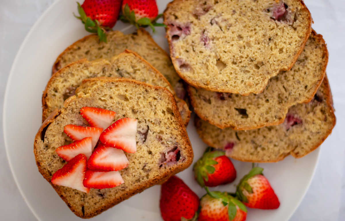 Strawberry Banana Bread