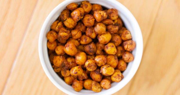 Sweet Curry Roasted Chickpeas
