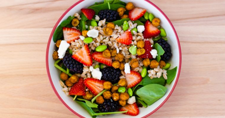 Berry Chickpea Salad