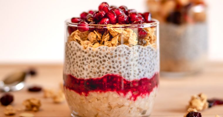 Berry Pomegranate Chia Parfait