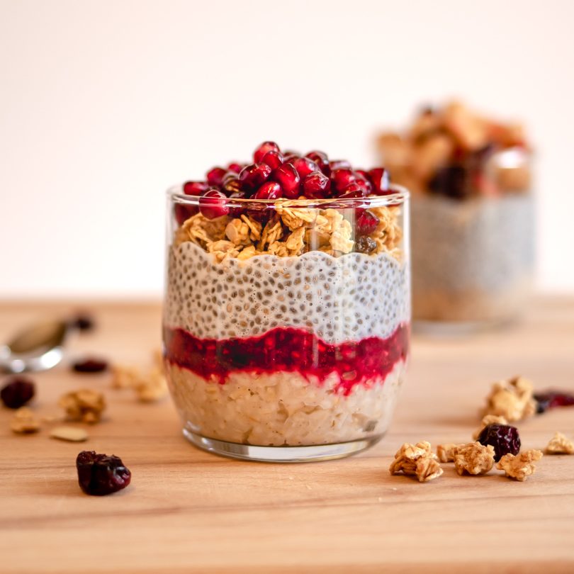 Berry Pomegranate Chia Parfait