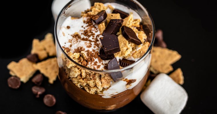 S’mores Chocolate Mug Cake