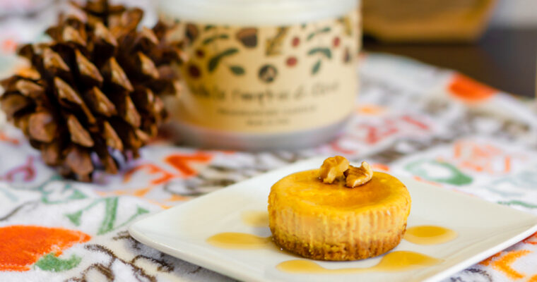 Mini Pumpkin Pie Cheesecakes